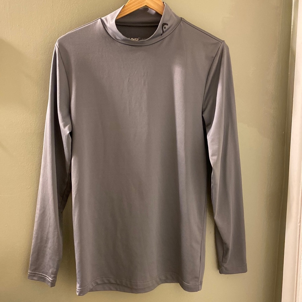 HEAD active wear men’s mock neck compression shirt